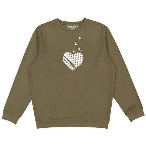 Palestine Heart Crewneck