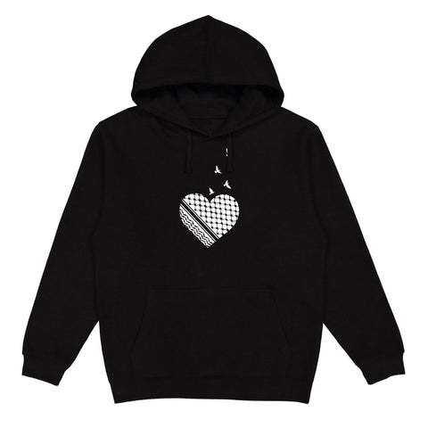 Palestine Heart Hoodie