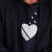 Palestine Heart Hoodie