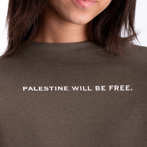 Palestine Will Be Free Crewneck