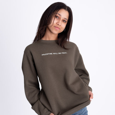 Palestine Will Be Free Crewneck